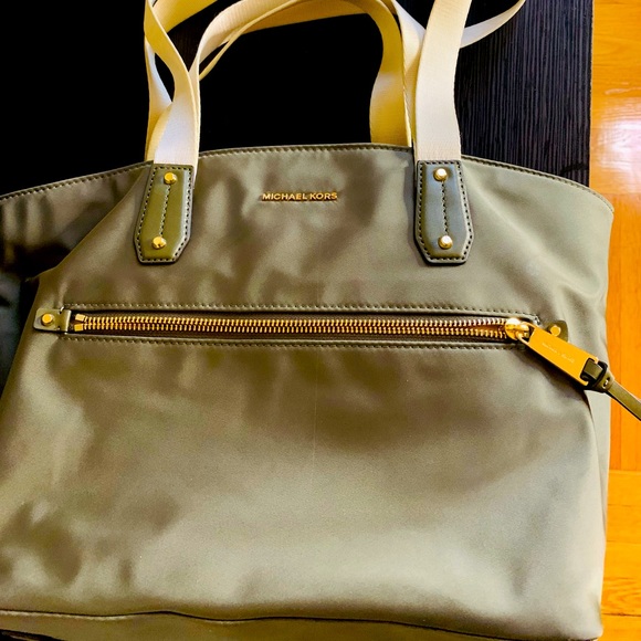 Michael Kors Polly Medium Nylon Tote Bag - Picture 2 of 4